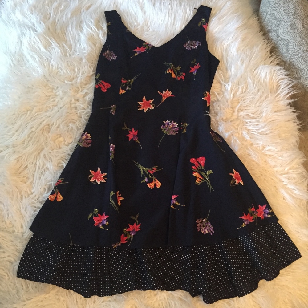 Vintage Floral Dress